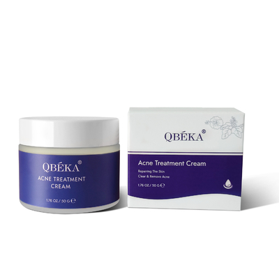 QBEKA Sản phẩm chăm sóc da, kem mặt 50g Điều trị mụn trứng cá, kem mặt chống đỏ