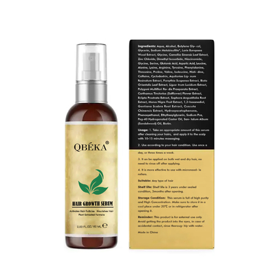 60ml Pure Natural Vegan Hair Growth Serum giúp mọc tóc khỏe mạnh
