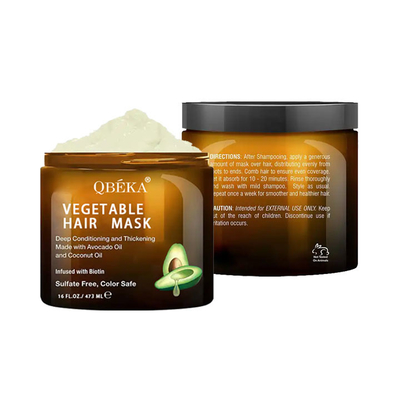 473ml Mặt nạ làm mát tóc sâu Biotin Mặt nạ tóc cho tóc khô, hư hỏng, màu