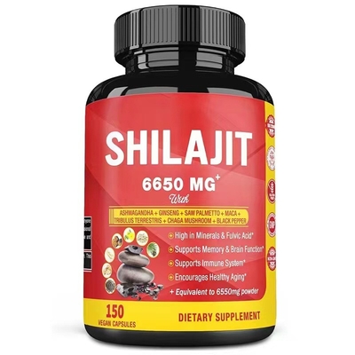 Tùy chỉnh sức khỏe Tập thể dục giảm cân bổ sung năng lượng Shilajit viên nang