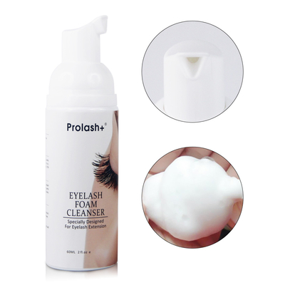 Không gây kích thích thuốc làm sạch bọt lông mi, Shampoo Lash Mousse lông mi, bơm bọt rửa bọt 60ml