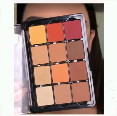 Glitter Metallic Mixed Color Eye Shadow Palette Đẹp Satin Matte Thành phần khoáng chất