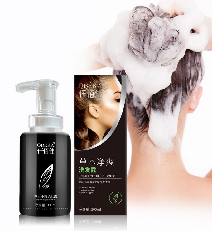 QBEKA Dược liệu làm mới chống rụng tóc Shampoo tóc phục hồi Shampoo 0
