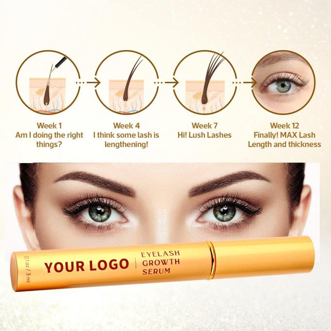 Tùy chỉnh tất cả các chất tự nhiên tăng trưởng lông mi huyết thanh an toàn lông mi huyết thanh 5ML hiệu ứng nhanh Great Vagen nhà máy cung cấp 4