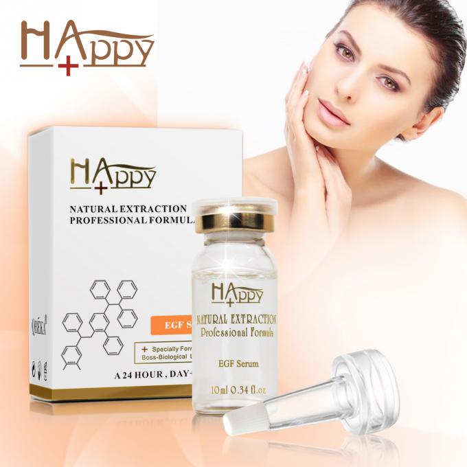 Xơ mặt EGF chất lượng tốt, Giảm đường da mỏng Giải pháp làm sáng khuôn mặt Sửa chữa da 0