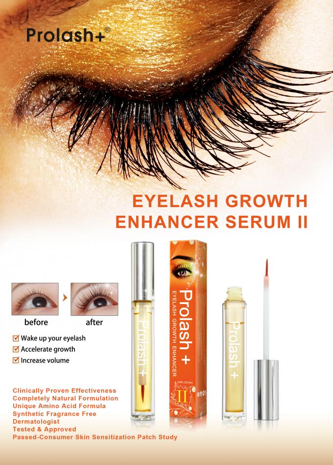 Hình thức Logo Lỏng chấp nhận được Organic Natural Eyelash Growth Enhancer cho nhãn riêng 3