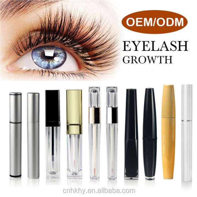 QBEKA mỹ phẩm Chất chiết xuất thảo dược Organic Vitamin E Peptide Eyelash Brow Growth Serum 5ml 4