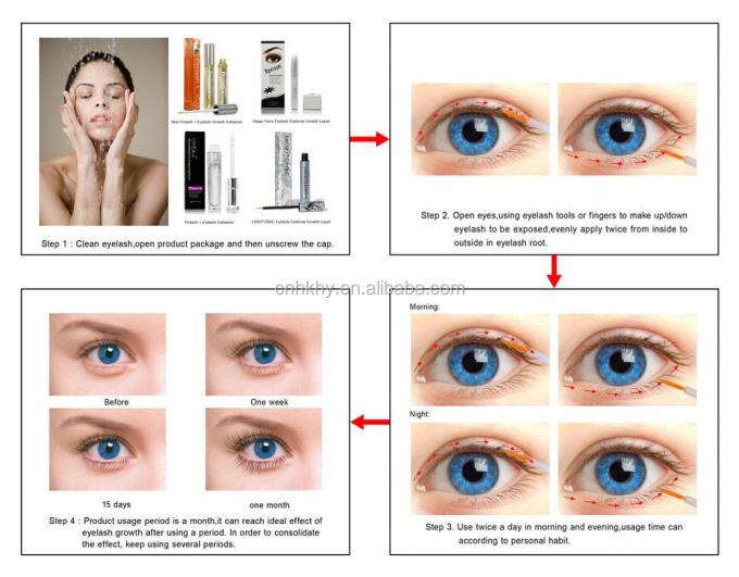 Nhãn riêng OEM 10-amino axit Extension Serum cho sự phát triển lông lông tự nhiên và an toàn 9