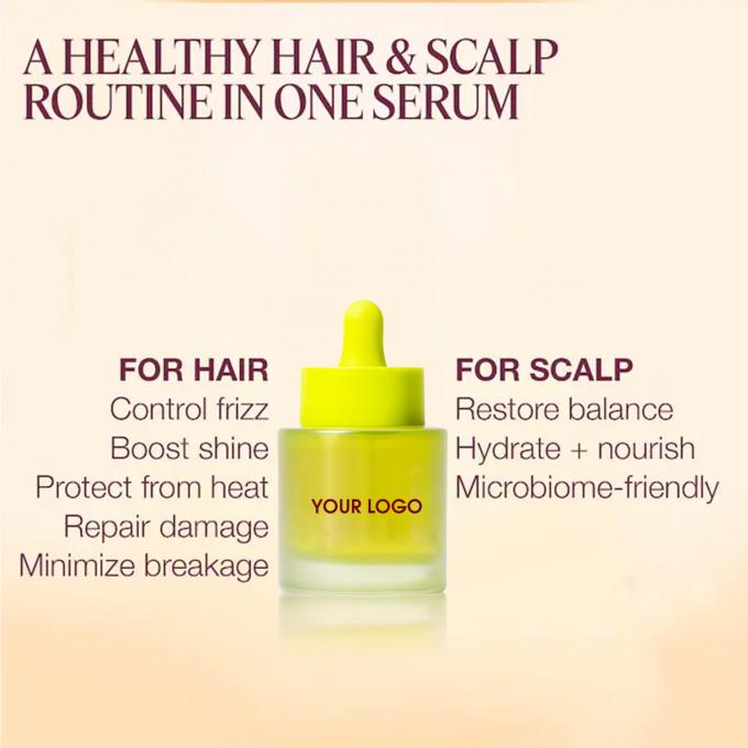 Sulfate Free Shine Anti-Frizz Serum để kiểm soát Frizz sửa chữa thiệt hại và thẳng 2
