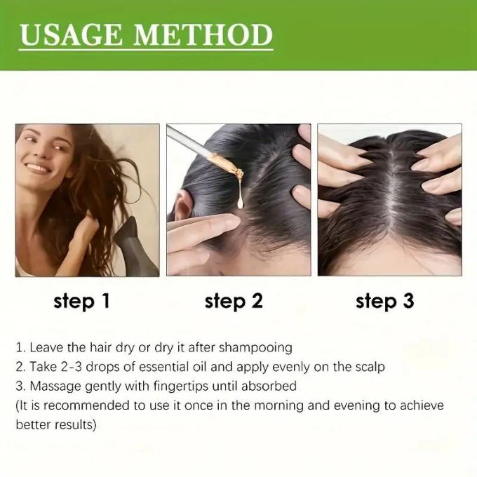 30 Dầu thiết yếu chiết xuất Rosemary Mint Scalp tóc tăng cường dầu cho logo tùy chỉnh 1