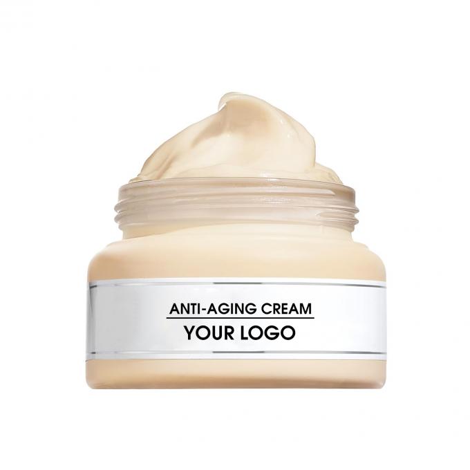 Logo tùy chỉnh chống lão hóa kem dưỡng ẩm mặt 50g để giảm rõ ràng các dấu hiệu lão hóa 0