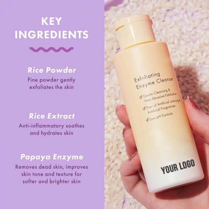 Hỗ trợ nhãn riêng Enzyme Face Wash Powder Male Papaya Powder Bột làm sạch 0