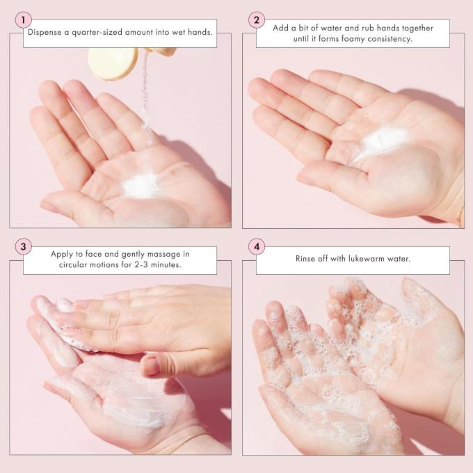 Hỗ trợ nhãn riêng Enzyme Face Wash Powder Male Papaya Powder Bột làm sạch 2