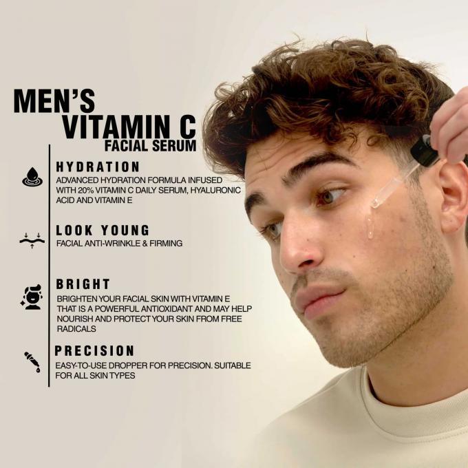 Trải nghiệm những lợi ích của Niacinamide Vitamin C Face Serum cho nam giới 1