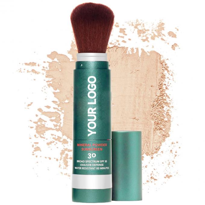Kem chống nắng bột khoáng chất với bảo vệ UVA/UVB phổ rộng SPF 30 0