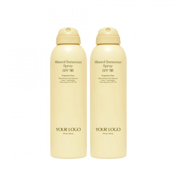 Nhãn nhãn riêng SPF 50 kem chống nắng Spray Twin Pack chống nước kem chống nắng Pack 2 0