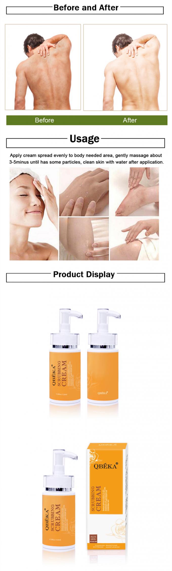 Hình dạng thông thường Kem lau da tự nhiên hữu cơ lý tưởng cho ban ngày Loại bỏ bụi bẩn và dầu 6