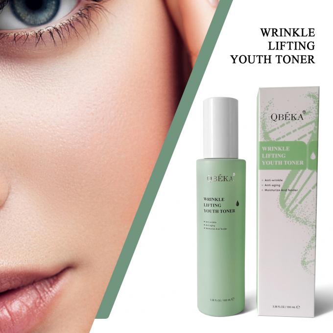 Phụ nữ bộ chăm sóc da OEM ODM nhăn nhăn nâng thanh thiếu niên Toner với các thành phần hữu cơ 0