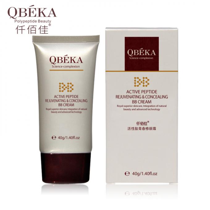 QBEKA Peptide hoạt động làm trẻ hóa và che giấu BB Cream cho người lớn BLOCK UV Repair Skin 0