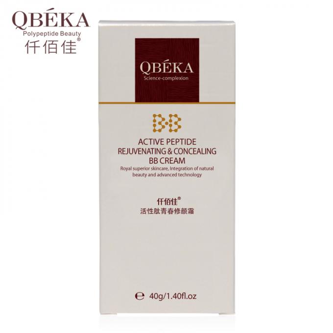 QBEKA Peptide hoạt động làm trẻ hóa và che giấu BB Cream cho người lớn BLOCK UV Repair Skin 4