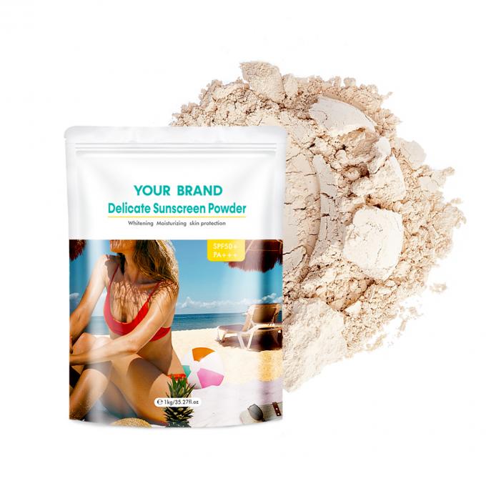 Bột kem chống nắng SPF Khô chống nắng Bột khoáng chất UVA Và UVB SPF cho Cruelty-Free 0