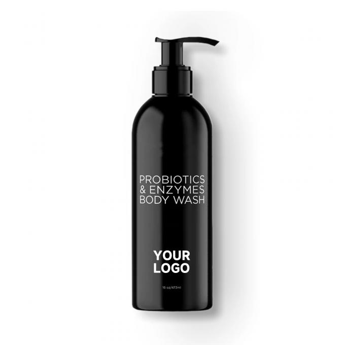 Hỗ trợ Nhãn hiệu tư nhân Enzyme dứa Body Wash Gel tắm làm mới và hồi sinh 0