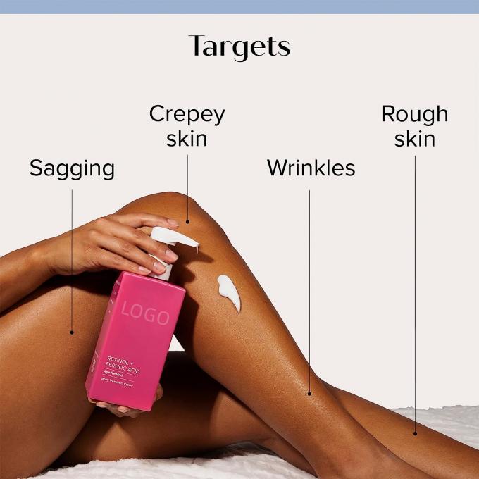 Retinol Ferulic Acid Body Lotion Tăng độ ẩm chống lão hóa Cream cho phụ nữ 0