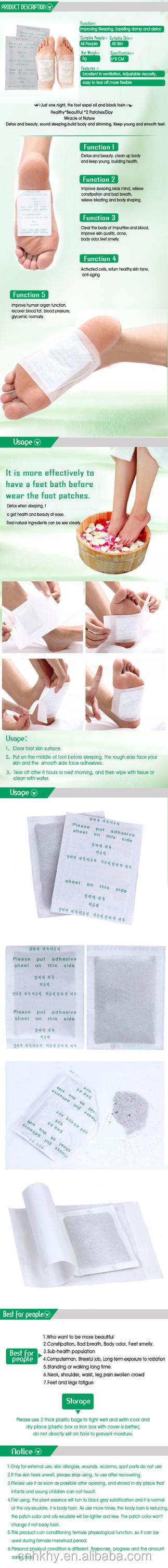 Thiết bị giải độc sâu và làm sạch máu Bọc chân với giấm tre hữu cơ 7