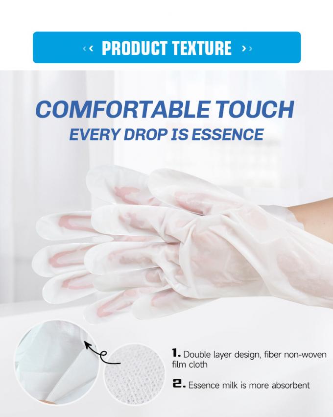 Mặt nạ bàn tay Lavender kích thước thông thường Xử lý và dưỡng ẩm Hình dạng trang giấy tùy chỉnh 3