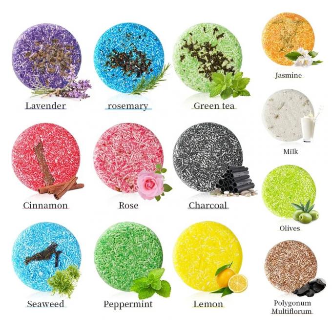 Tùy chỉnh thương hiệu của riêng mình kích thước thường xuyên dầu ô liu Shampoo Bar với các thành phần tự nhiên 2