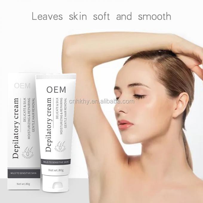 Da nhạy cảm Hãy thử kem tẩy lông thảo dược của chúng tôi để loại bỏ lông nhẹ Bikini / thân mật 10