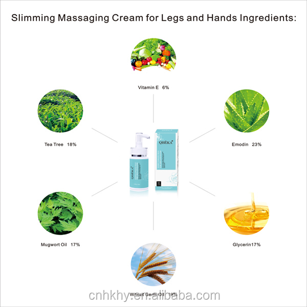 Body Slimming Massager Loss Weight QBEKA Dầu Jojoba kem nóng cho chân và tay 6