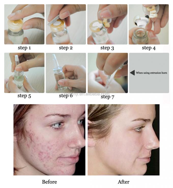 100% Vitamin tinh khiết Levorotatory VC Skin Serum để điều trị khuôn mặt và chống nhăn 3