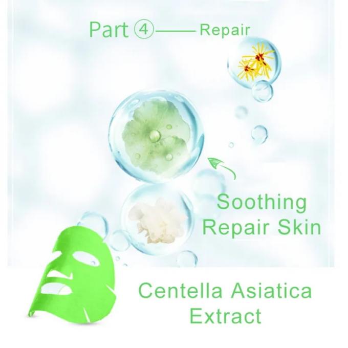 Mặt nạ axit hyaluronic đa màu để dưỡng ẩm và làm sáng da đơn 3