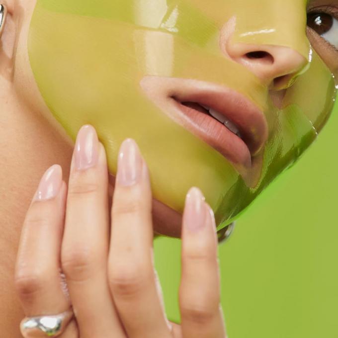 Mặt nạ mặt nạ Hydrogel tỏa sáng làm trẻ hóa với dầu hạt hướng dương 5 miếng 1