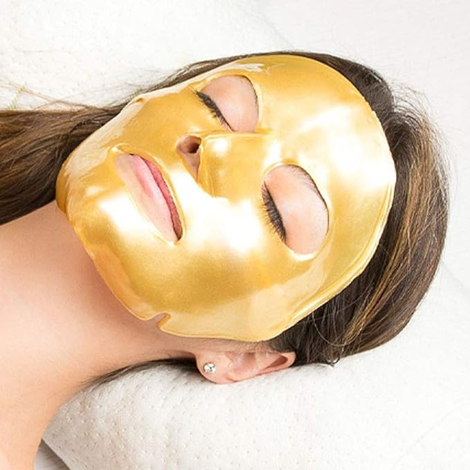 Mặt nạ mặt bằng vàng 24K hữu cơ cho gia đình Gel làm dịu có thể tùy chỉnh Collagen Crystal Beauty 3
