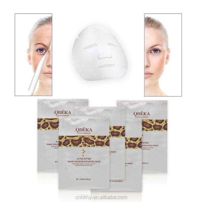 Làm trắng chống lão hóa bột mềm 24K vàng mặt QBEKA mặt nạ Peptides collagen nâng lụa Ultra 0