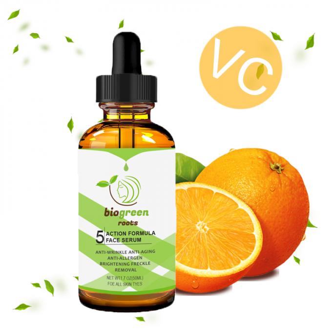 Kích thước thông thường Vitamin C hữu cơ làm sạch làm trắng chống freckles Ampoules Số lượng 1000 5