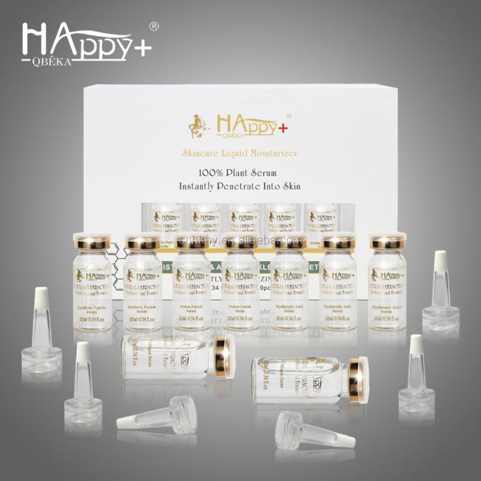 Phiên bản tiếng Anh Happy QBEKA ẩm chống nếp nhăn huyết thanh thiết lập để nâng nhanh mặt 9