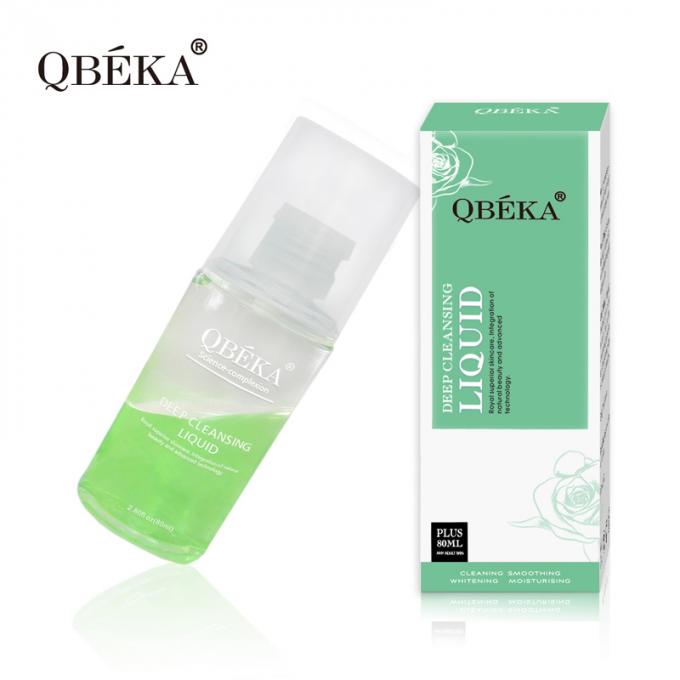 Làm sạch nước loại bỏ trang điểm 80ml Không kích thích Làm sạch sâu bởi đội ngũ QC chuyên nghiệp 8