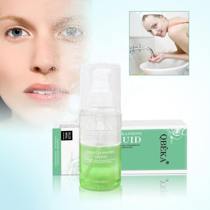 Làm sạch nước loại bỏ trang điểm 80ml Không kích thích Làm sạch sâu bởi đội ngũ QC chuyên nghiệp 0