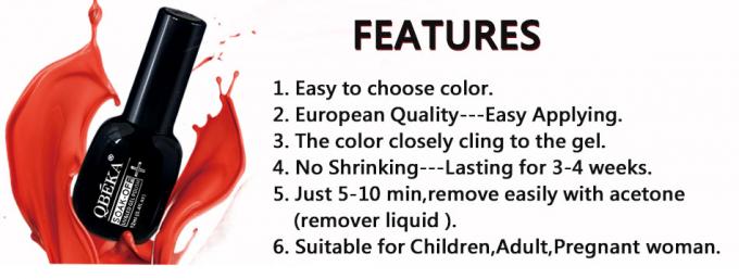 Sơn móng Gel UV đa màu sôi động và lâu dài với Acrylates Copolymer 8