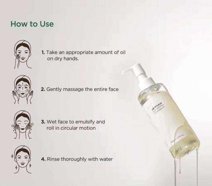 Hỗ trợ nhãn riêng Tùy chỉnh Heartleaf kiểm soát lỗ chân lông làm sạch dầu làm sạch khuôn mặt 1