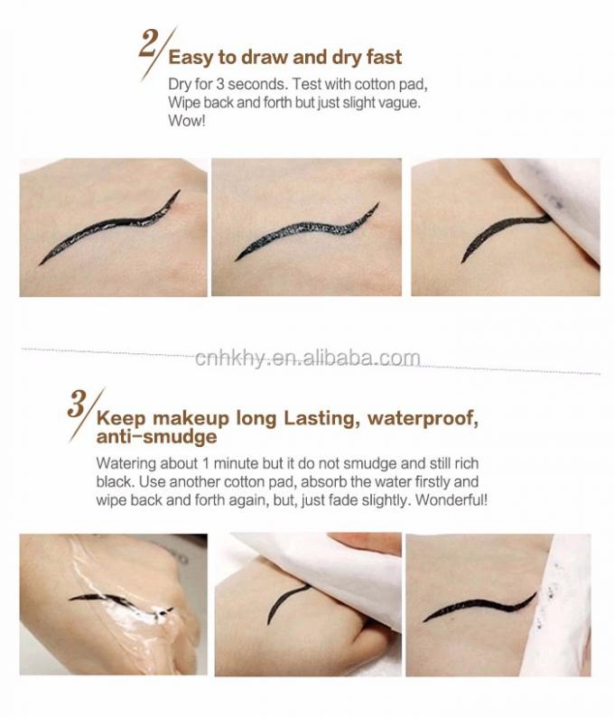 Mực trang điểm cho mắt chống thấm nước bút bút trang điểm mắt lâu dài clip siêu mỏng chất lỏng chống mồ hôi công cụ 5