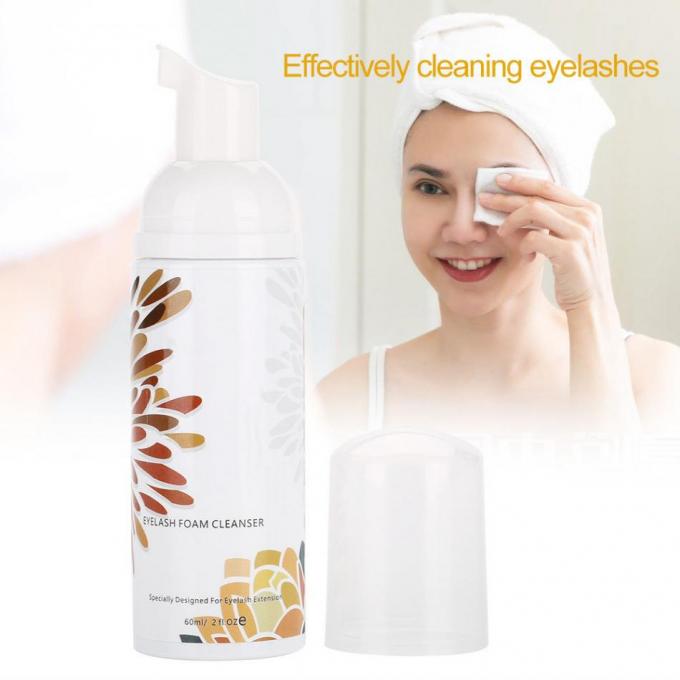 Logo nhãn riêng tùy chỉnh Lash Wash Làm sạch lông mi Shampoo sản phẩm dạng lỏng cho khuôn mặt 4