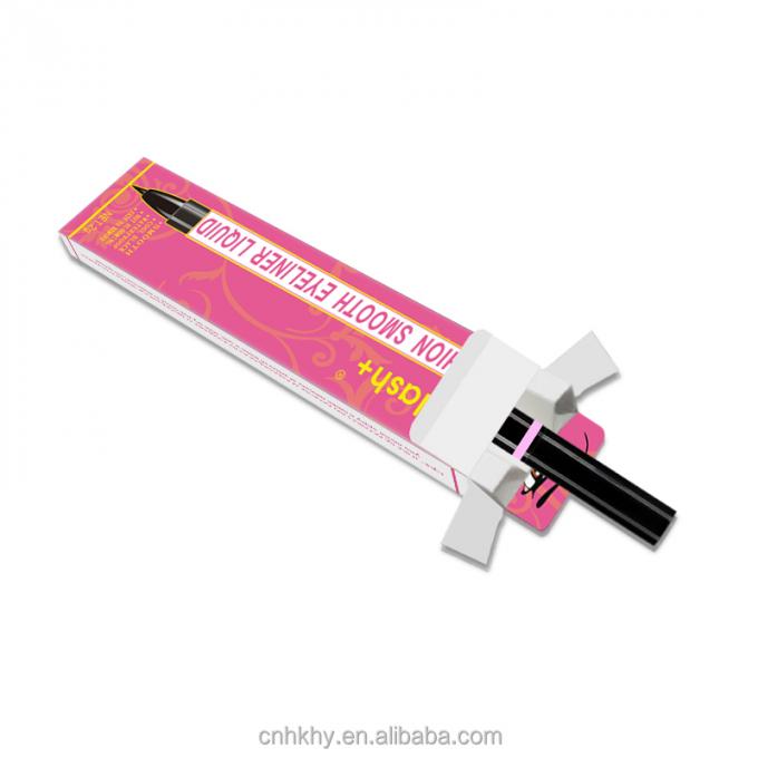 Carbon Black Eyeliner bút chì nước kích hoạt nhãn riêng Eyeliner màu vàng hồng 4