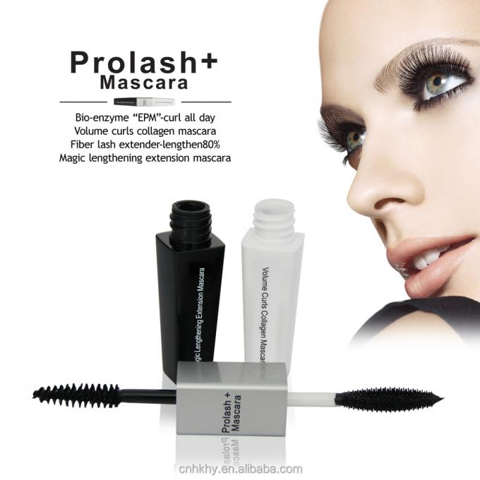 OEM Mascara mỹ phẩm làm dài lông mi Mascara sợi cho lông mi mạnh mẽ hơn và dài hơn 6