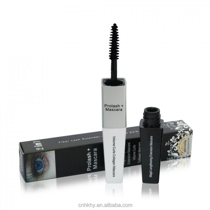 OEM Mascara mỹ phẩm làm dài lông mi Mascara sợi cho lông mi mạnh mẽ hơn và dài hơn 7