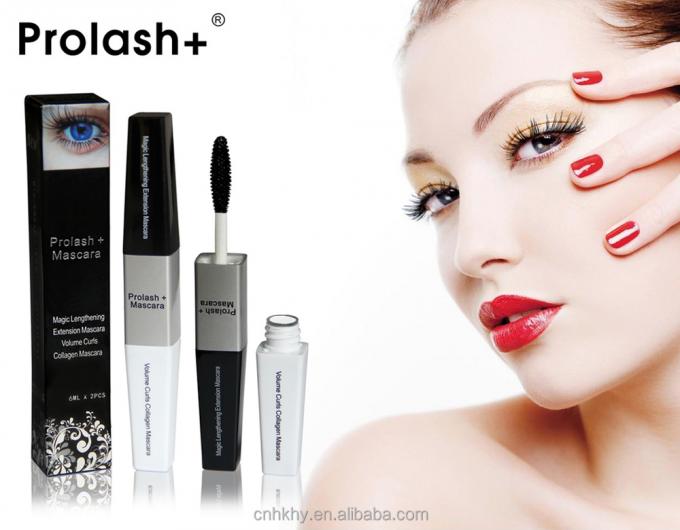 OEM Mascara mỹ phẩm làm dài lông mi Mascara sợi cho lông mi mạnh mẽ hơn và dài hơn 11
