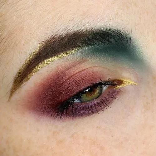 Glitter Metallic Mixed Color Eye Shadow Palette Đẹp Satin Matte Thành phần khoáng chất 3